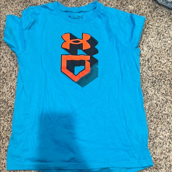 Under Armour Graphic Tees - Blue and Gray - Picture 3 of 3